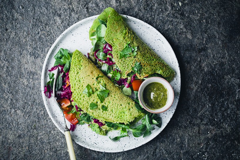 Green_vegan_chickpea_pancake