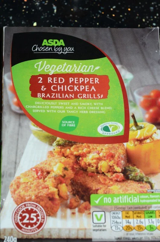 Asda Red Pepper and Chickpea Brazilian Grills